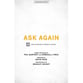 Ask Again SATB choral sheet music cover